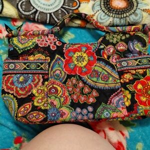 Colorful Floral Patterned Handbag
